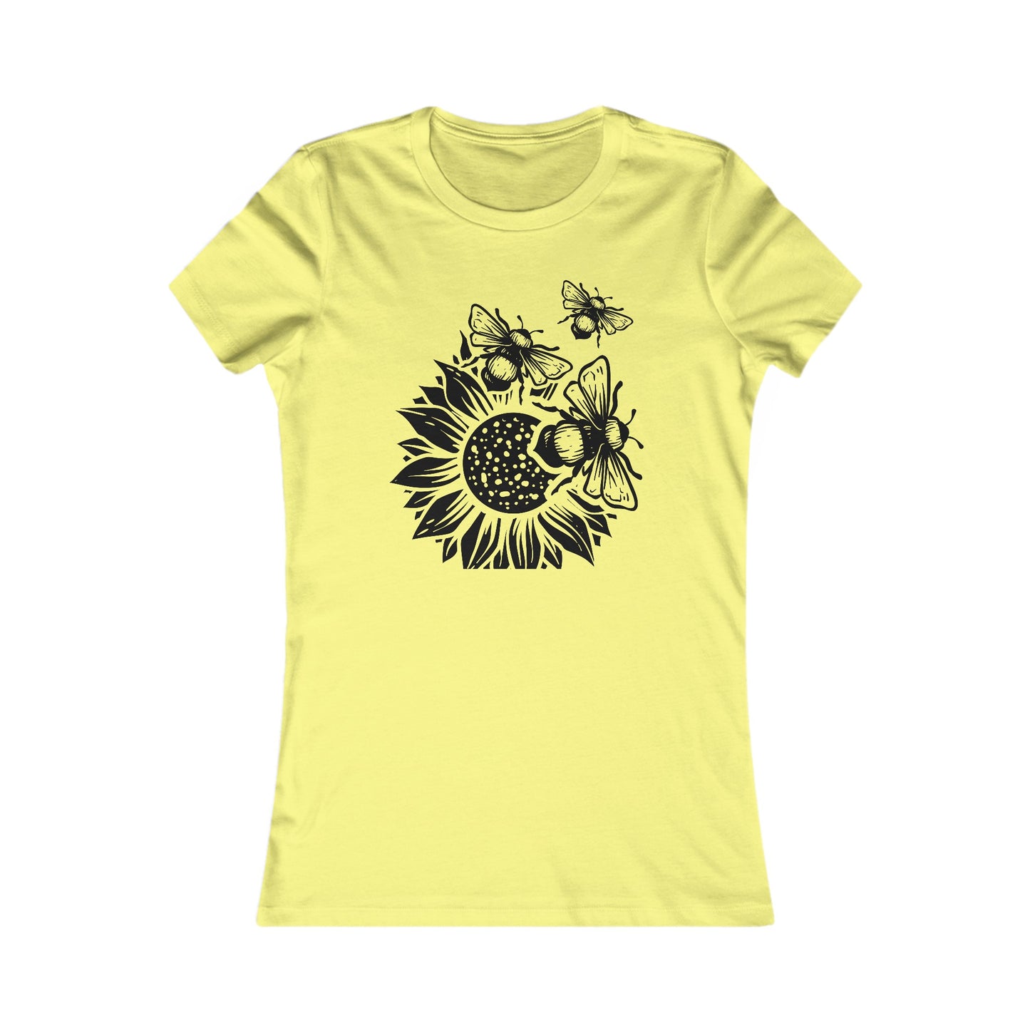 Honey Bee T-Shirt for Sunflower T Shirt For Gardening T Shirt For Summer Tee