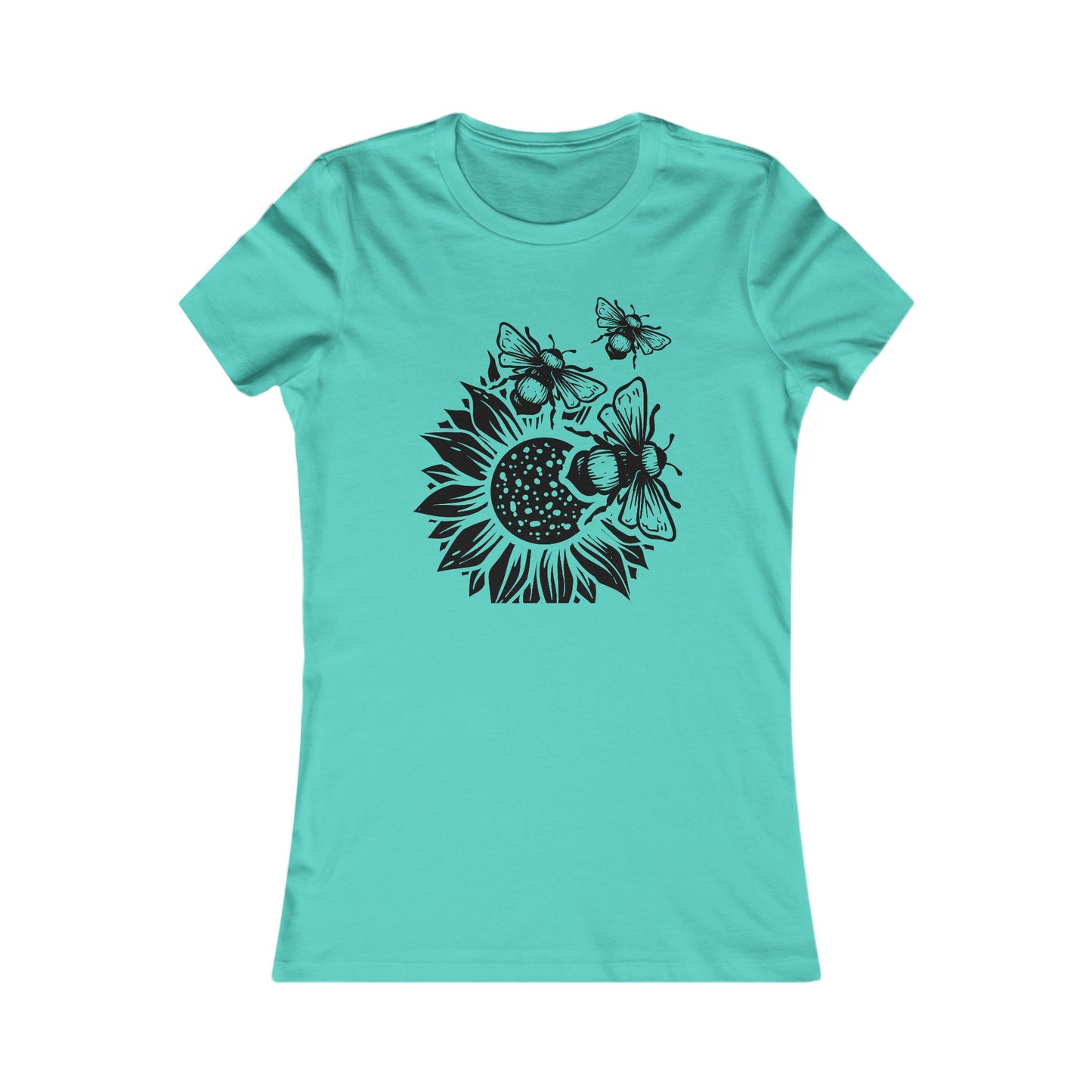 Honey Bee T-Shirt for Sunflower T Shirt For Gardening T Shirt For Summer Tee