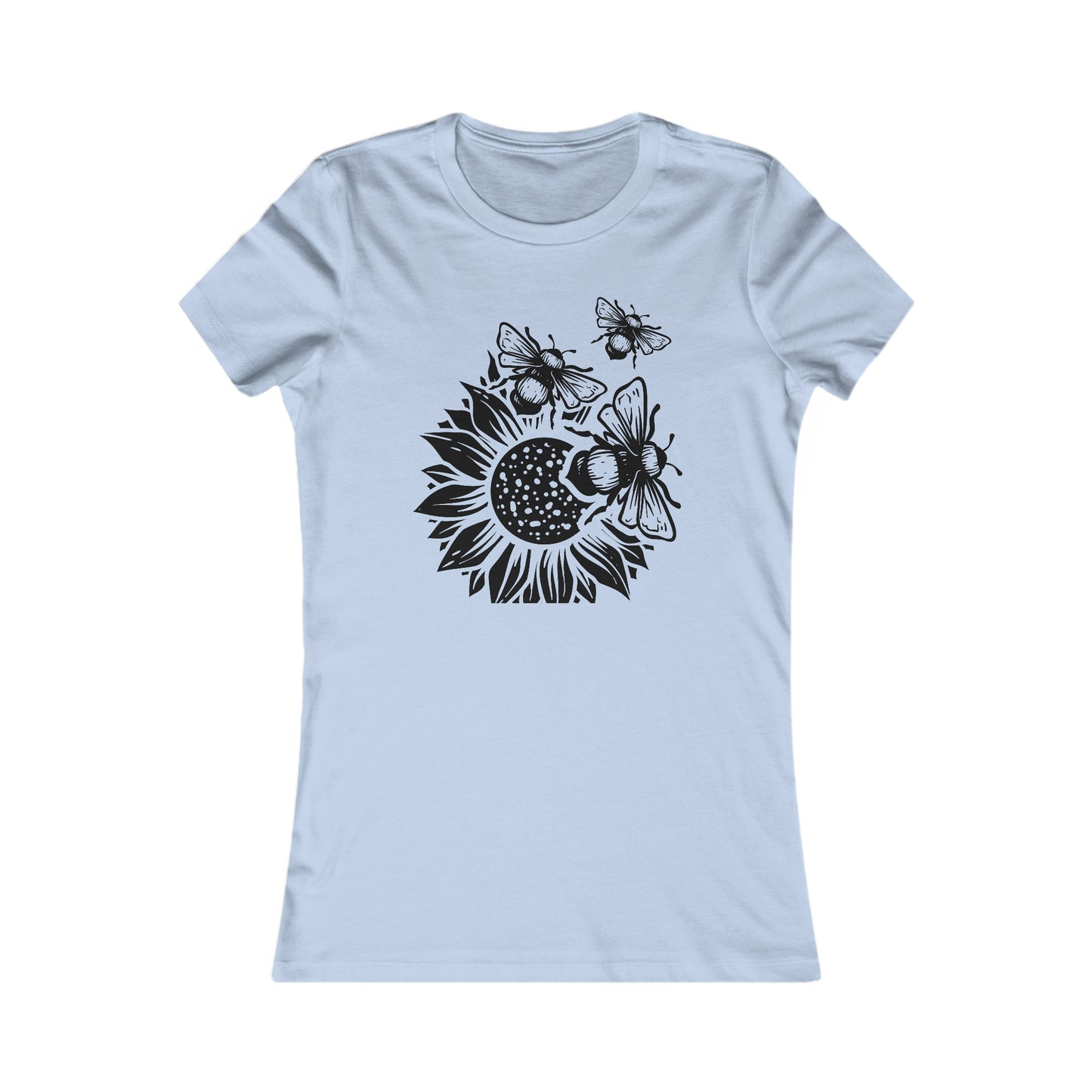 Honey Bee T-Shirt for Sunflower T Shirt For Gardening T Shirt For Summer Tee