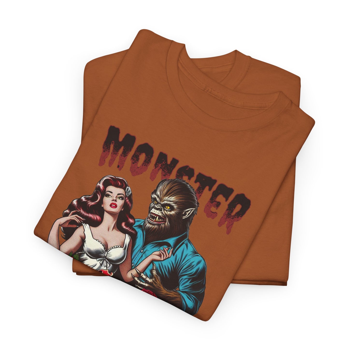 Monster Lover T-Shirt For Wolfman TShirt For Damsel In Distress T Shirt For Halloween Costume