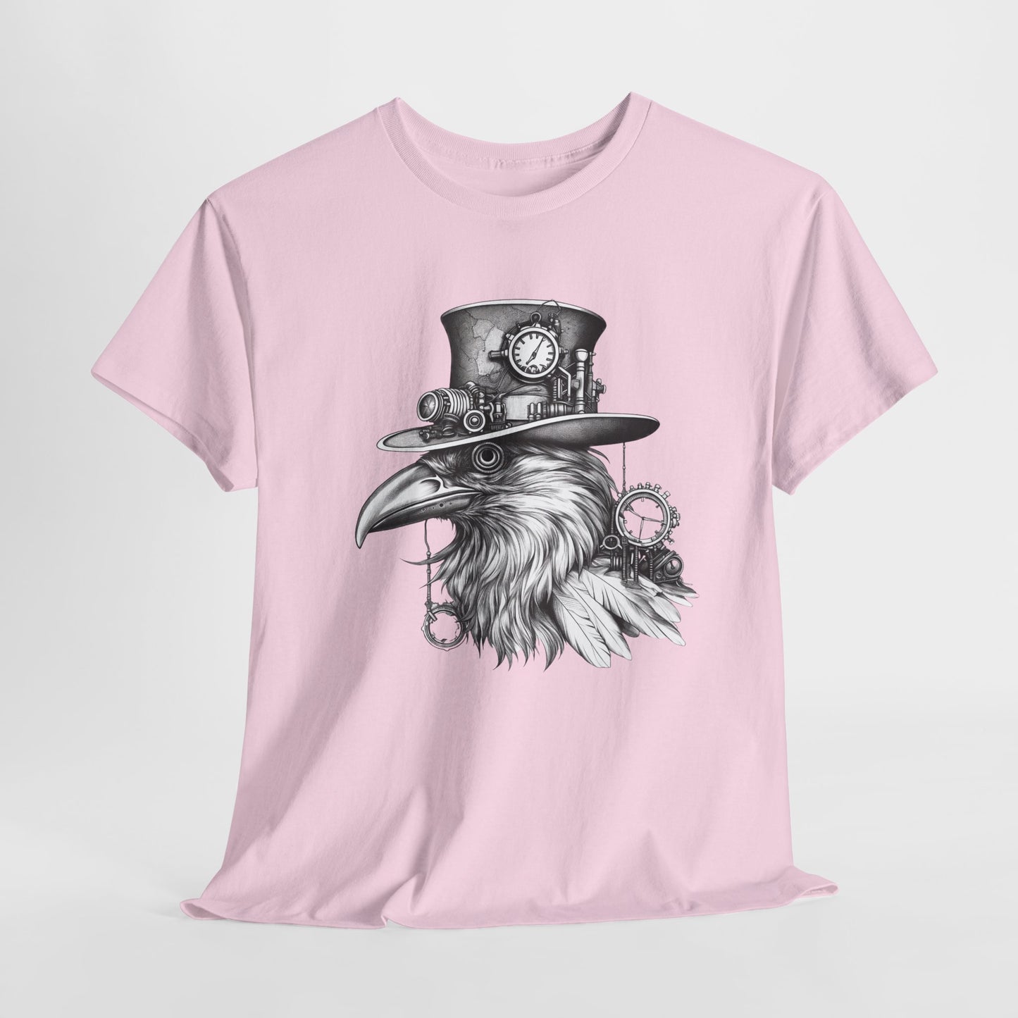 Steampunk Crow For Victorian Era Raven T Shirt For Retro Bird TShirt