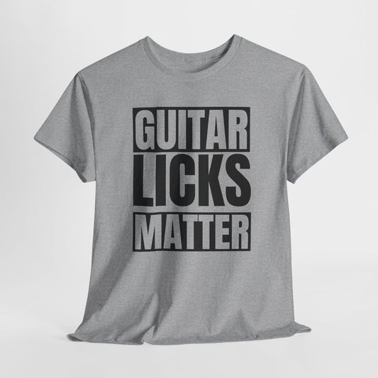 Guitar Licks Matter T-Shirt For Musician T Shirt For Guitarist TShirt