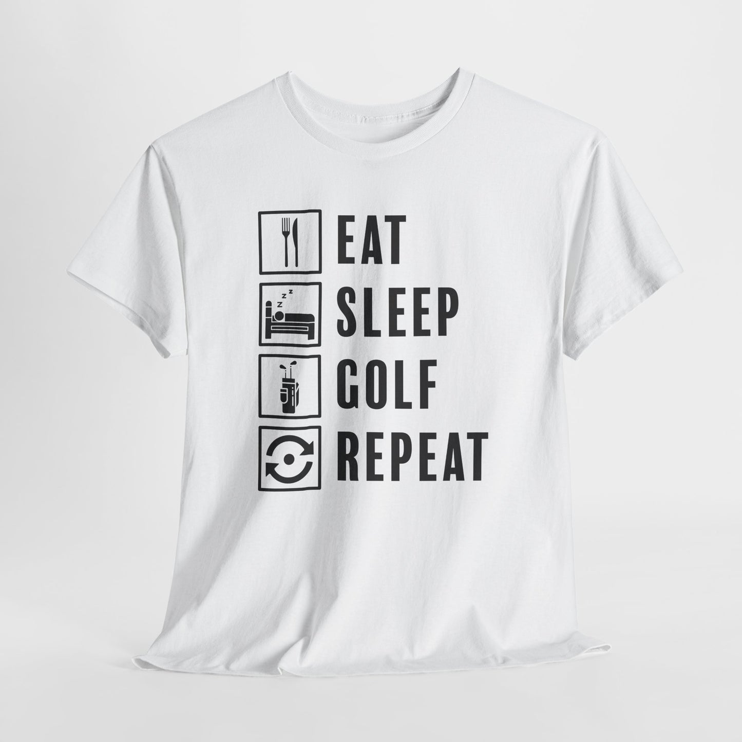 Golf Repeat T-Shirt For Links T Shirt For 18 Holes TShirt