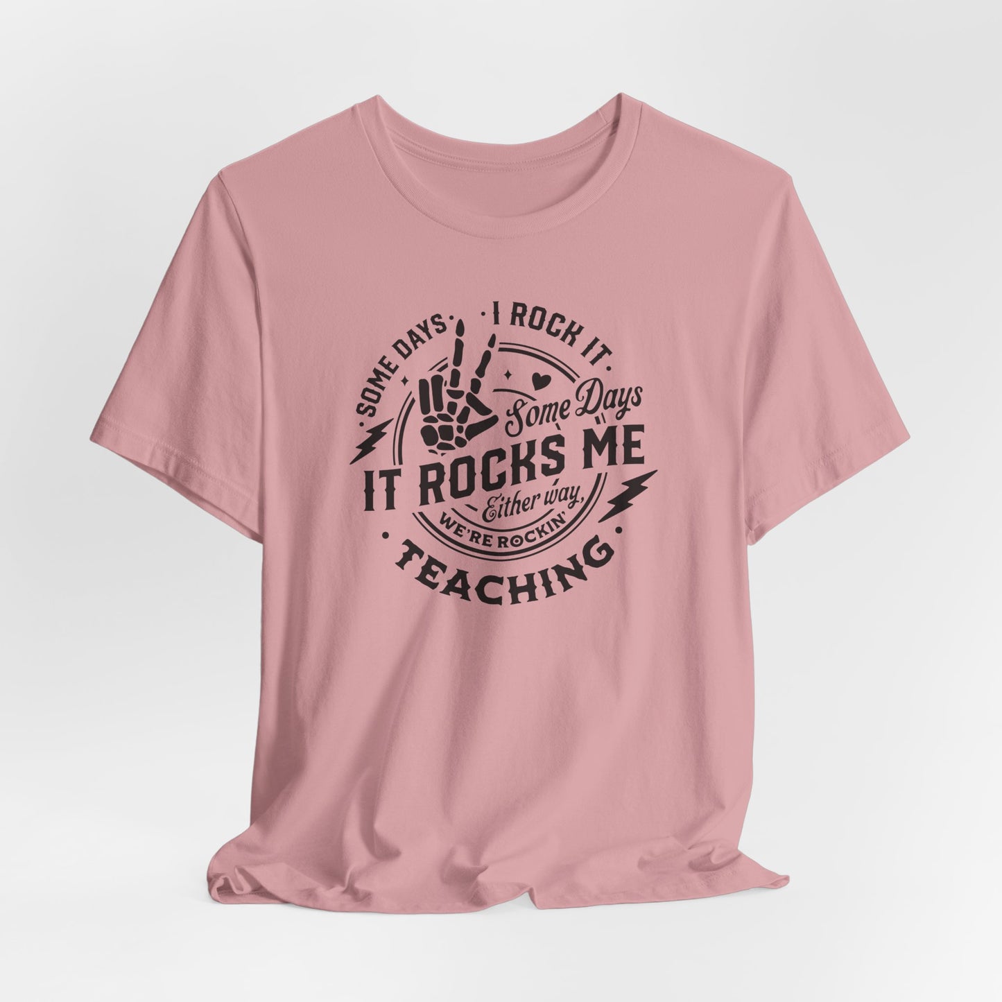 Teacher T-Shirt For Rockin' Education T Shirt For School TShirt