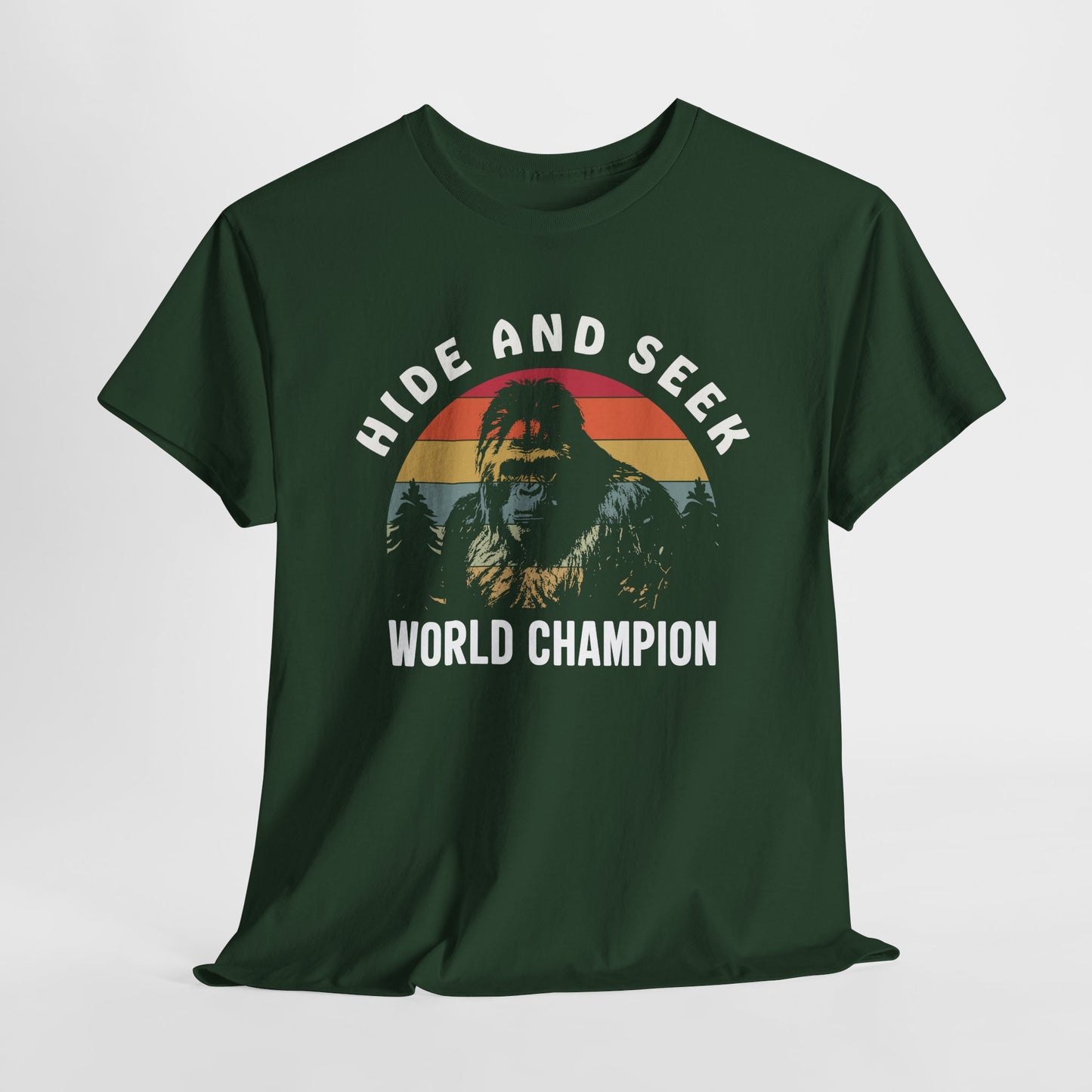 Yeti T-Shirt For Hide And Seek T Shirt For Bigfoot TShirt For World Champion TShirt For Sasquach Shirt For Bigfoot Conspiracy Fan