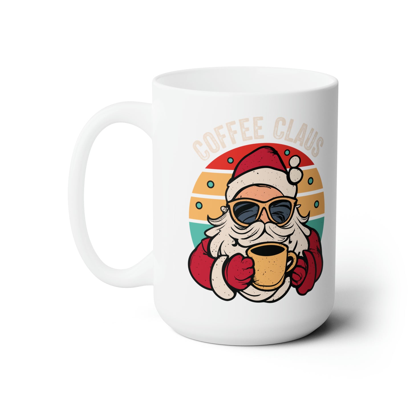 Coffee Santa Claus Mug Hot Cocoa Tea Cup