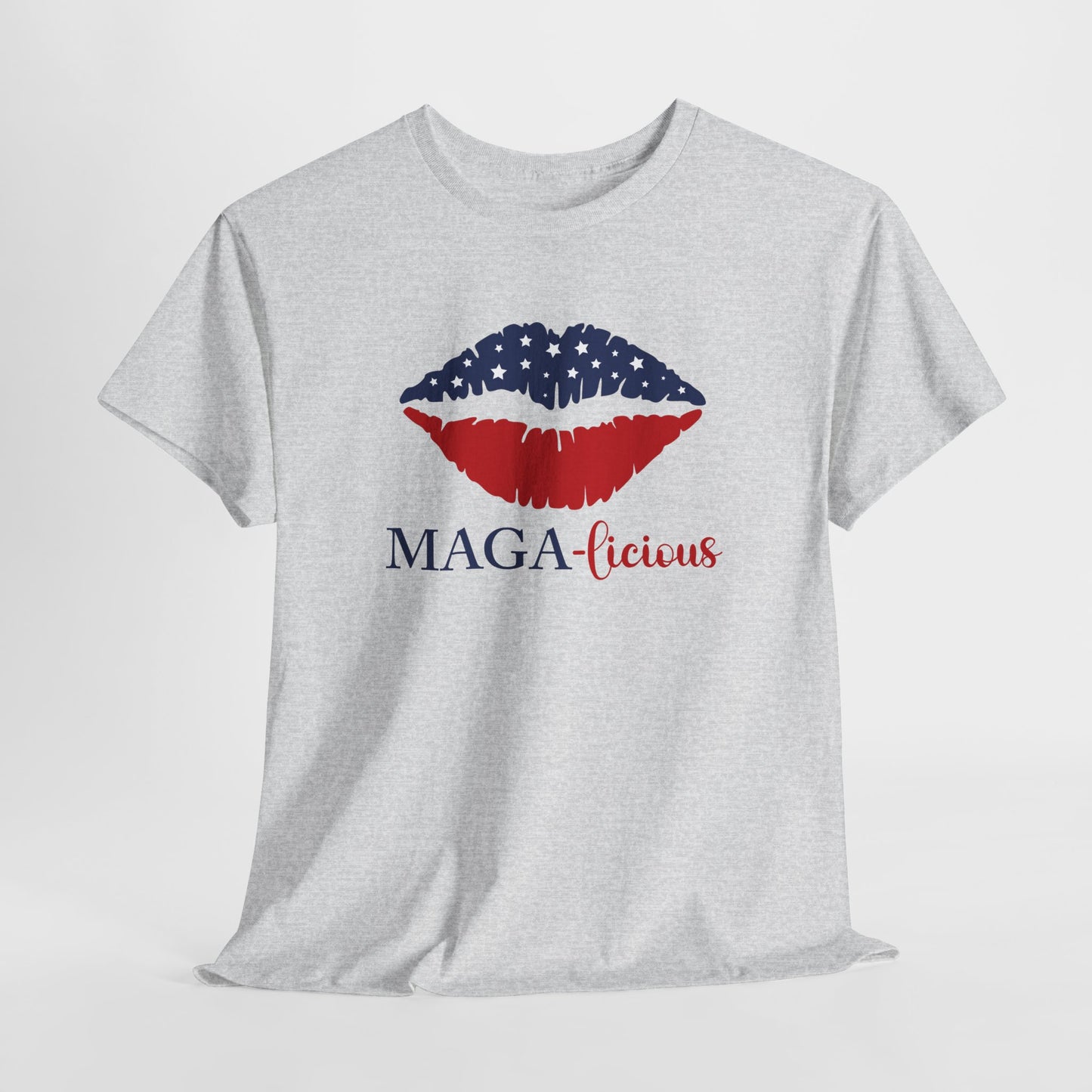 MAGA-licious T-Shirt For Patriotic Lips T Shirt For America TShirt Express Delivery available