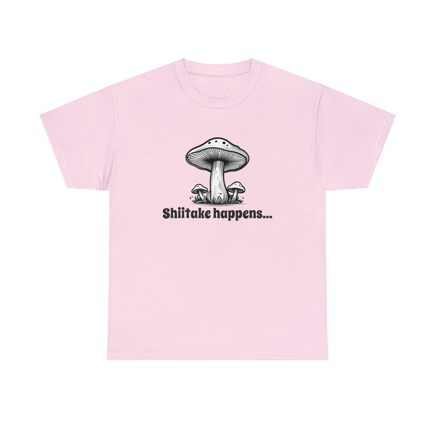Shiitake Happens T-Shirt For Mushroom T Shirt For Funny Cook TShirt For Fungi Gift