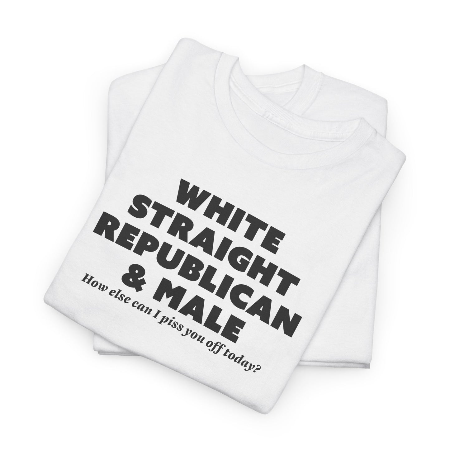 Sarcastic White T-Shirt For Political TShirt for Male T Shirt