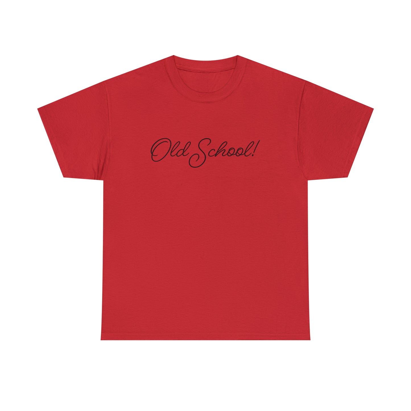 Old School T-Shirt For Retro TShirt For Smart People T Shirt For Baby Boomer T Shirt With Cursive Shirt For Education Gift