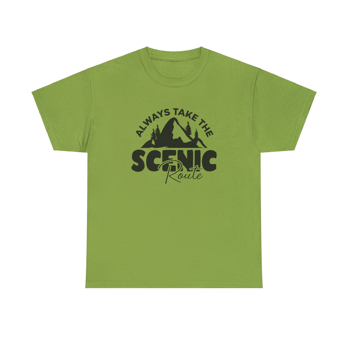 Scenic Route T-Shirt For Adventure TShirt For Great Outdoors T Shirt For Mountains Tee