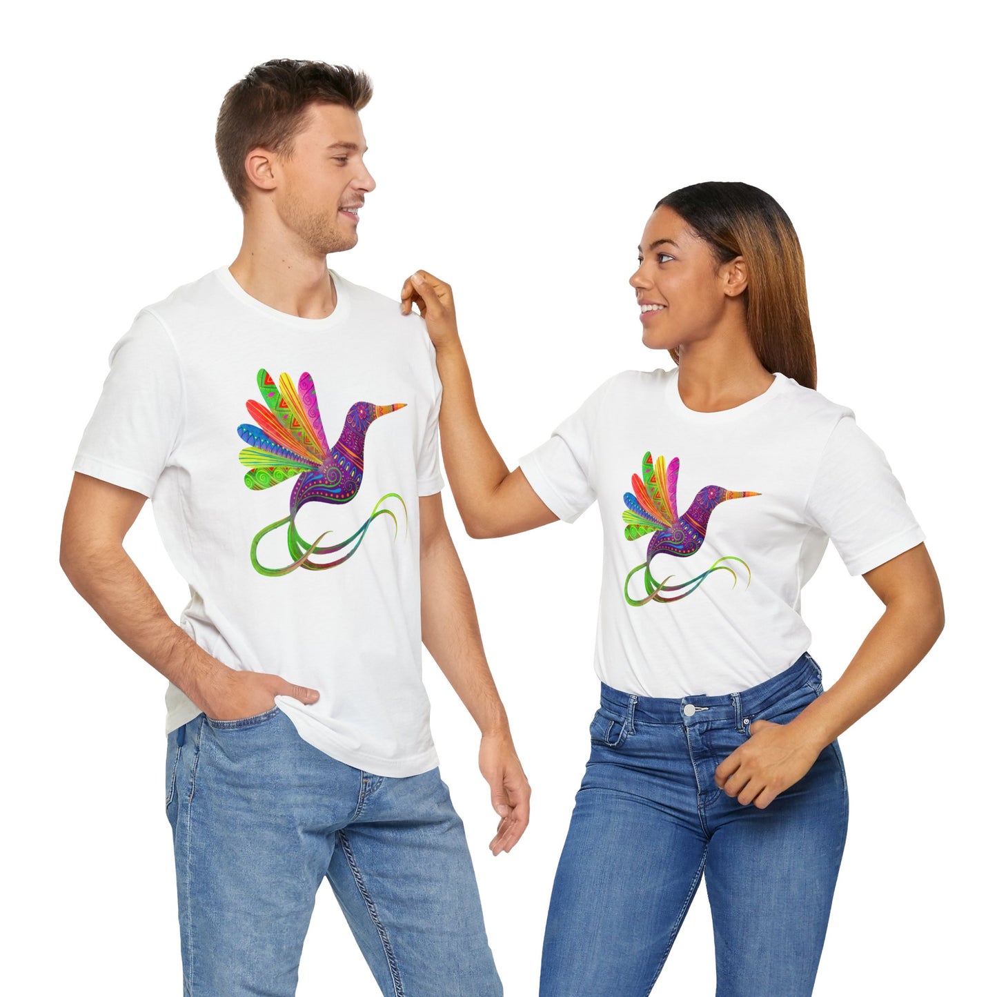 Hummingbird T-Shirt For Mexico Art T Shirt For Watercolor Bird Print TShirt For Cinco de Mayo