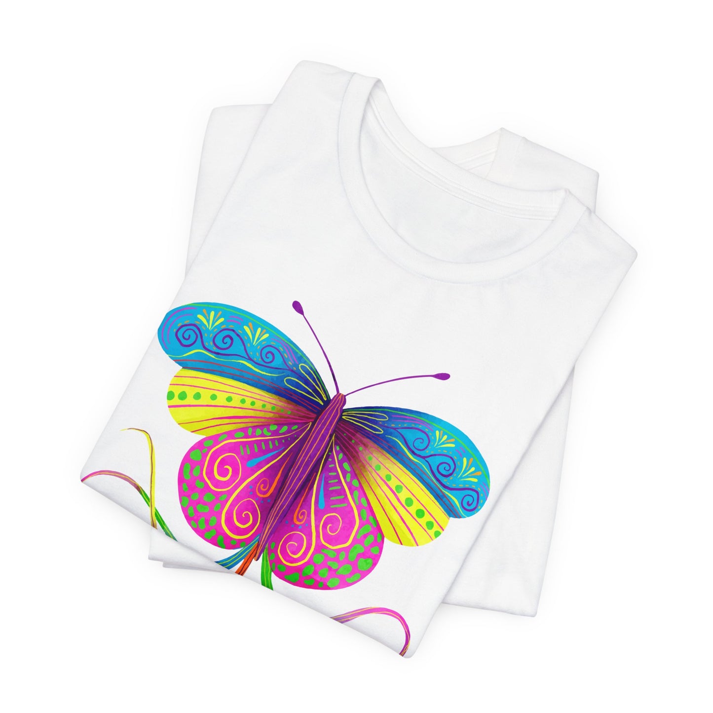 Butterfly T-Shirt For Mexican Folk Art T Shirt For Cinco de Mayo Watercolor TShirt