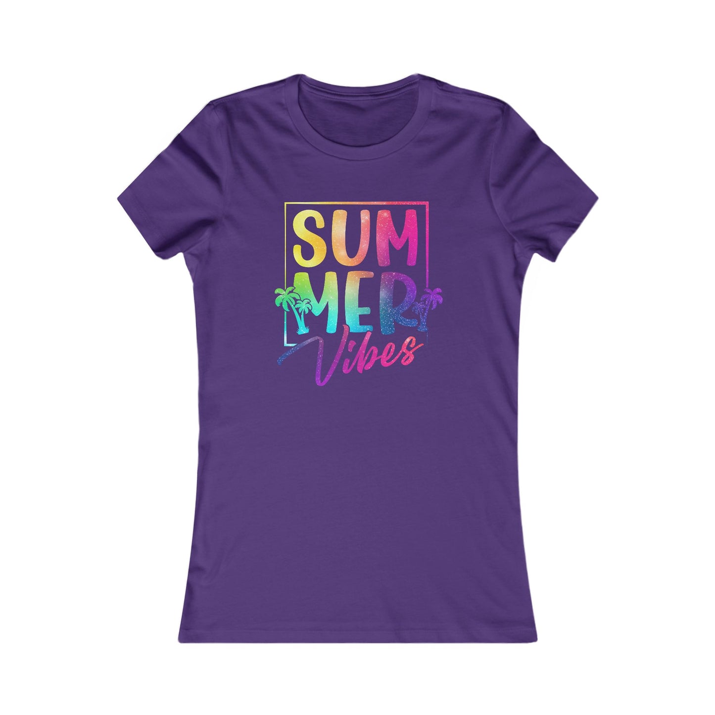 Summer Vibes T-Shirt For Colorful Girls T Shirt For Rainbow TShirt