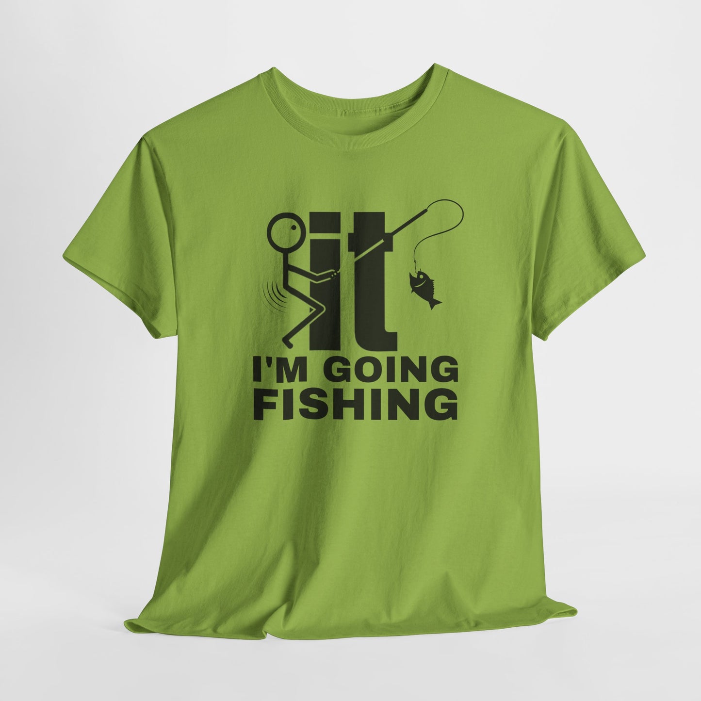 Funny Fishing T-Shirt For F It T Shirt For Graphic Stick Figure TShirt For Fisherman Gift