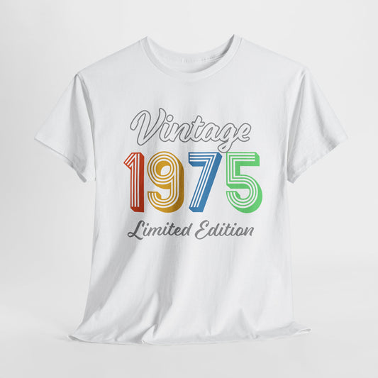 Vintage 1975 T-Shirt For Limited Edition TShirt For Class Reunion T Shirt For Birthday Shirt For Birthday Gift For Graduation TShirt