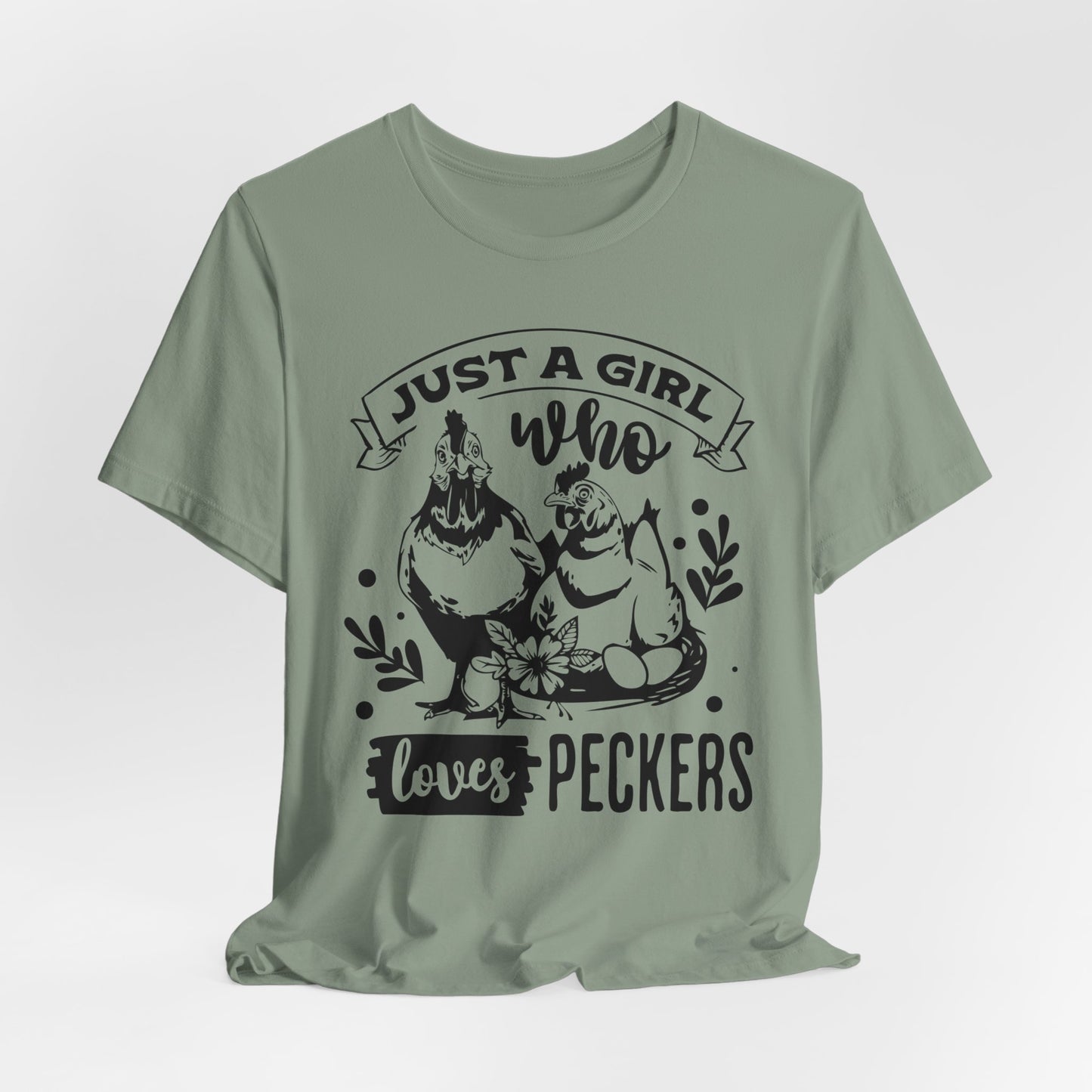 Chicken T-Shirt For Funny Peckers T Shirt For Fowl Hen T Shirt For Silly Poultry Tee