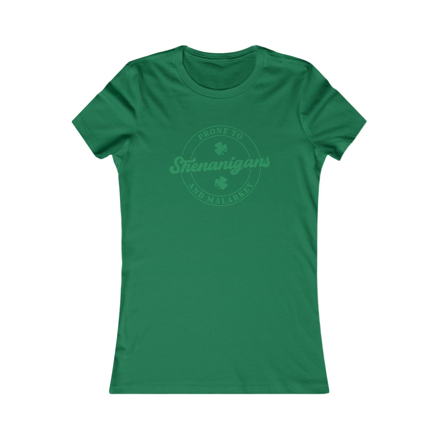 Prone To Shenanigans T-Shirt For Malarky T Shirt For St. Paddy's Day TShirt For Ladies St. Patrick's Day Shirt