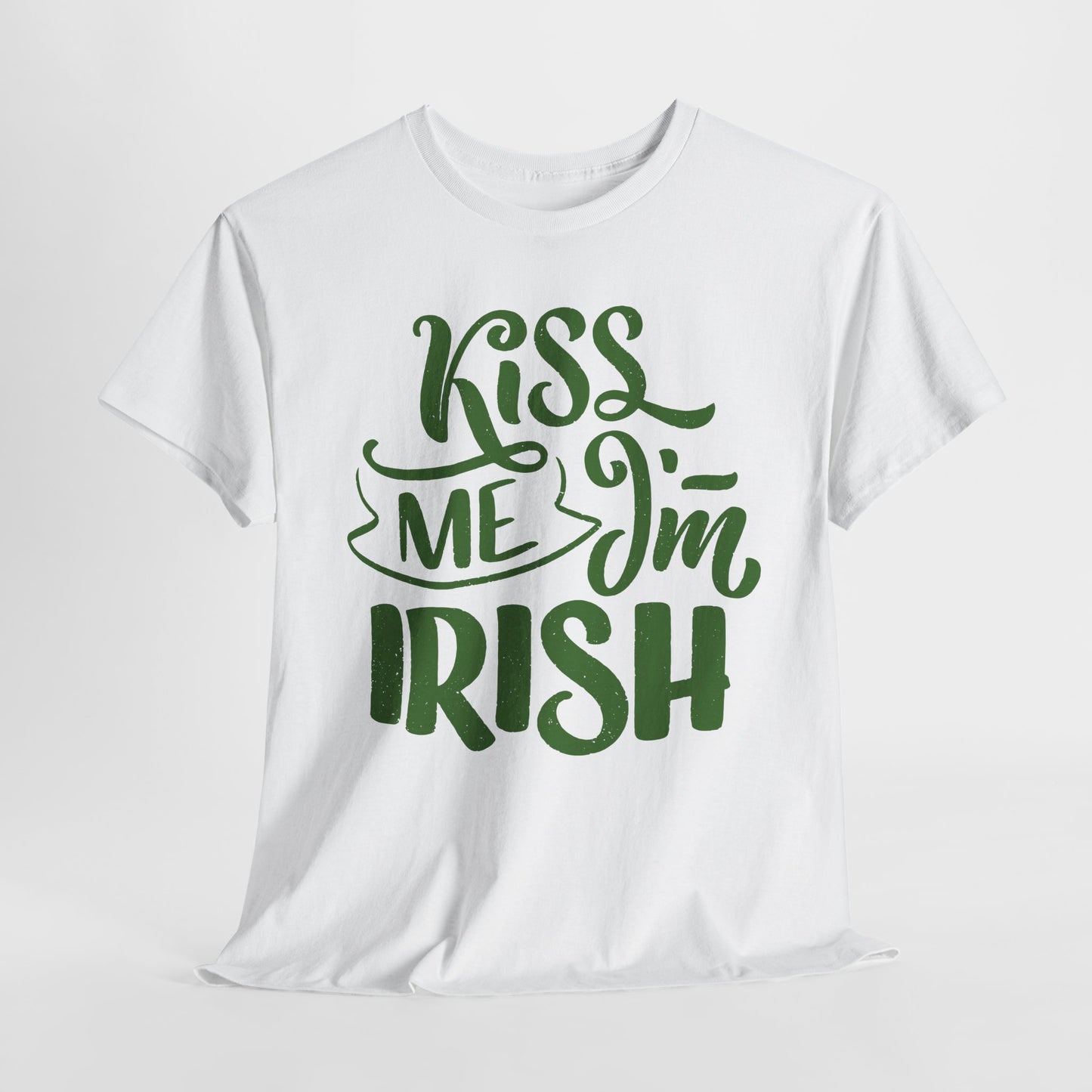 Kiss Me I'm Irish T-Shirt For Saint Patrick's Day T Shirt For Holiday Drinking TShirt