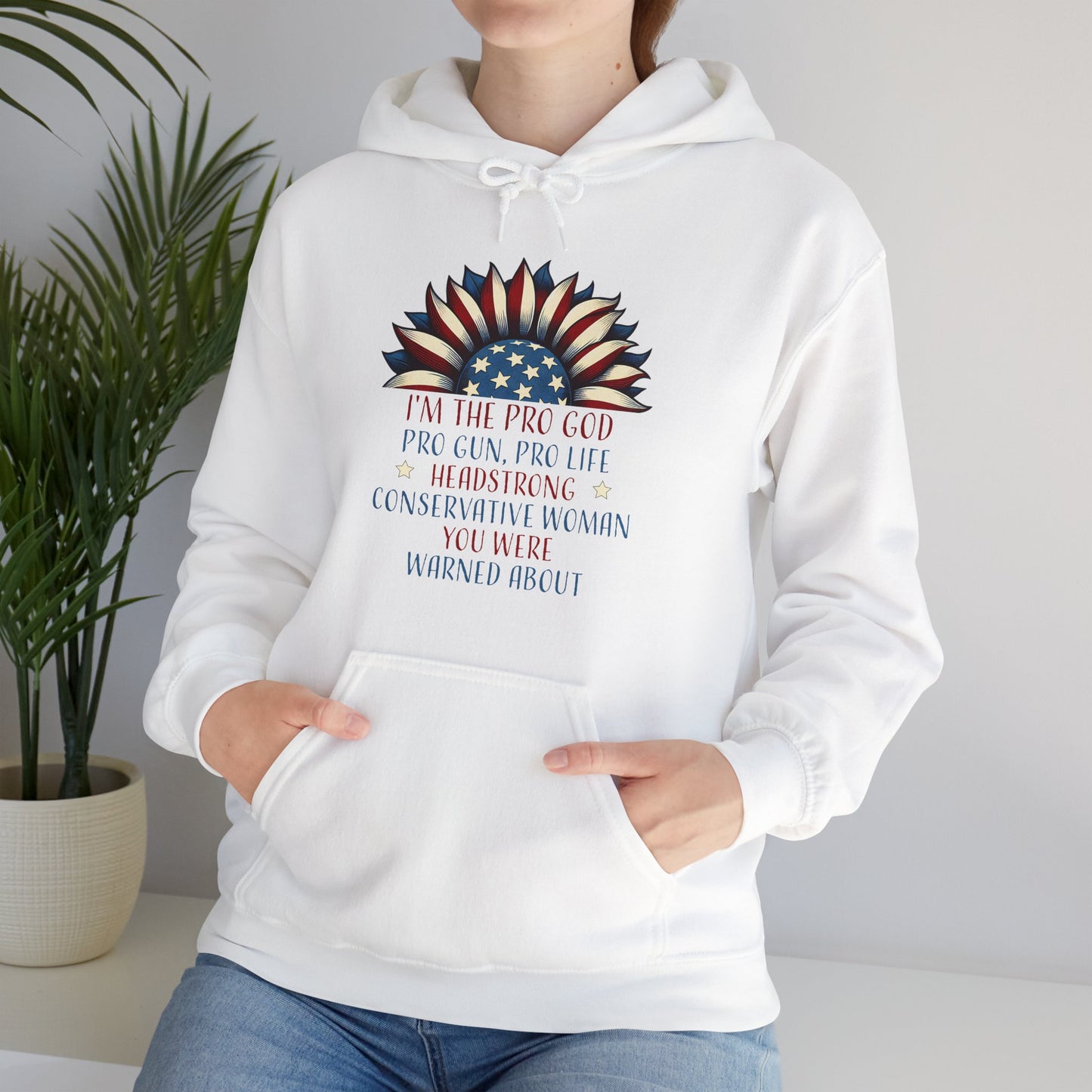 Pro God Hooded Sweatshirt For Patriotic American Hoodie