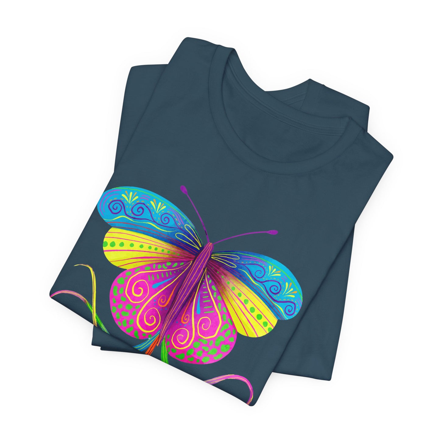 Butterfly T-Shirt For Mexican Folk Art T Shirt For Cinco de Mayo Watercolor TShirt