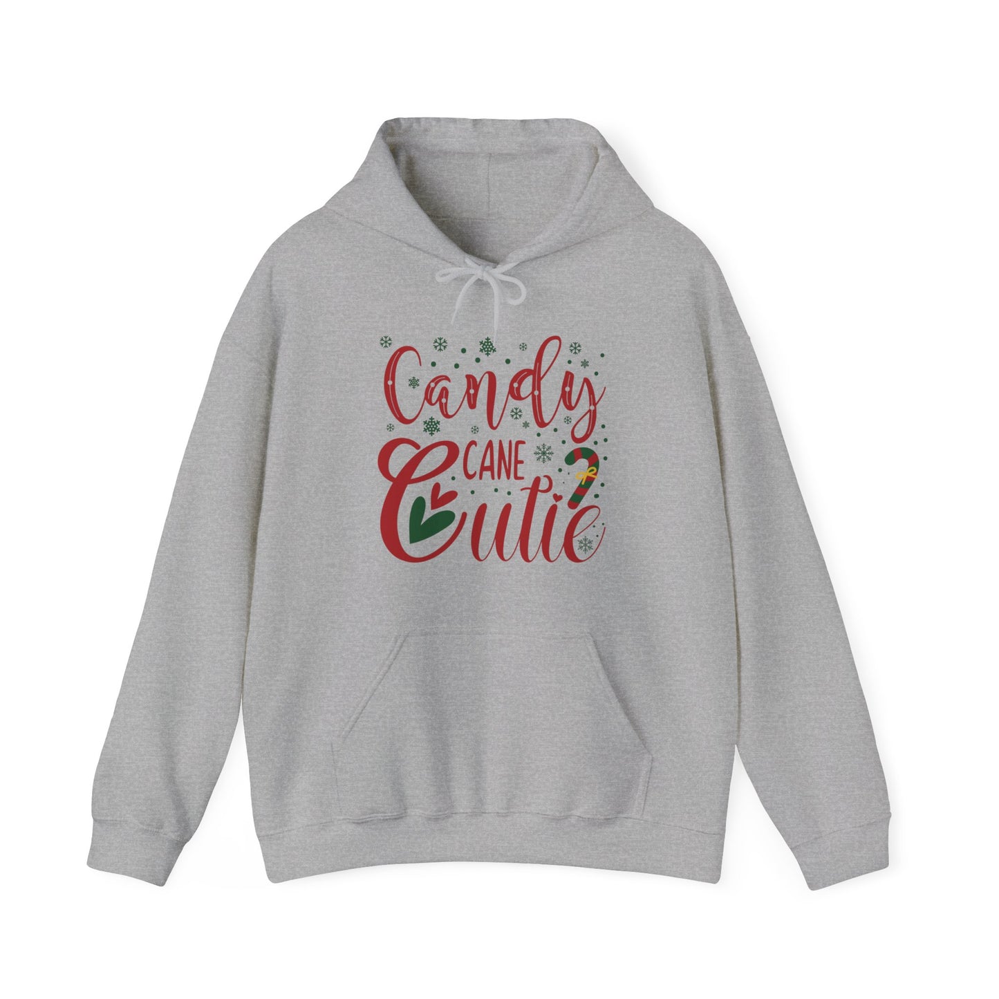 Christmasy Hooded Sweatshirt For Cute Christmas Hoodie For Candy Cane Lover Clothing