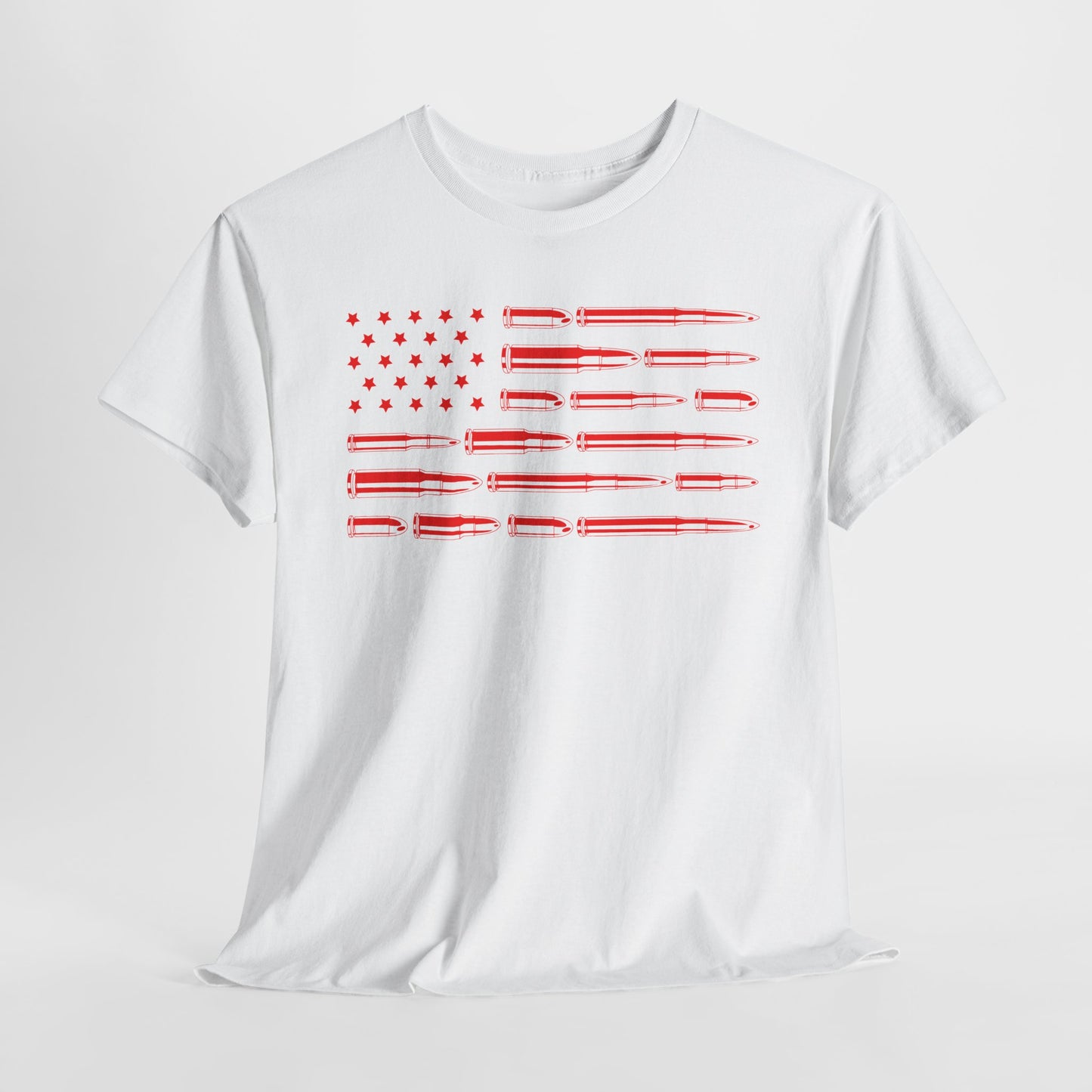 Bullet Flag T-Shirt For Second Amendment TShirt For Patriotic 2A T Shirt