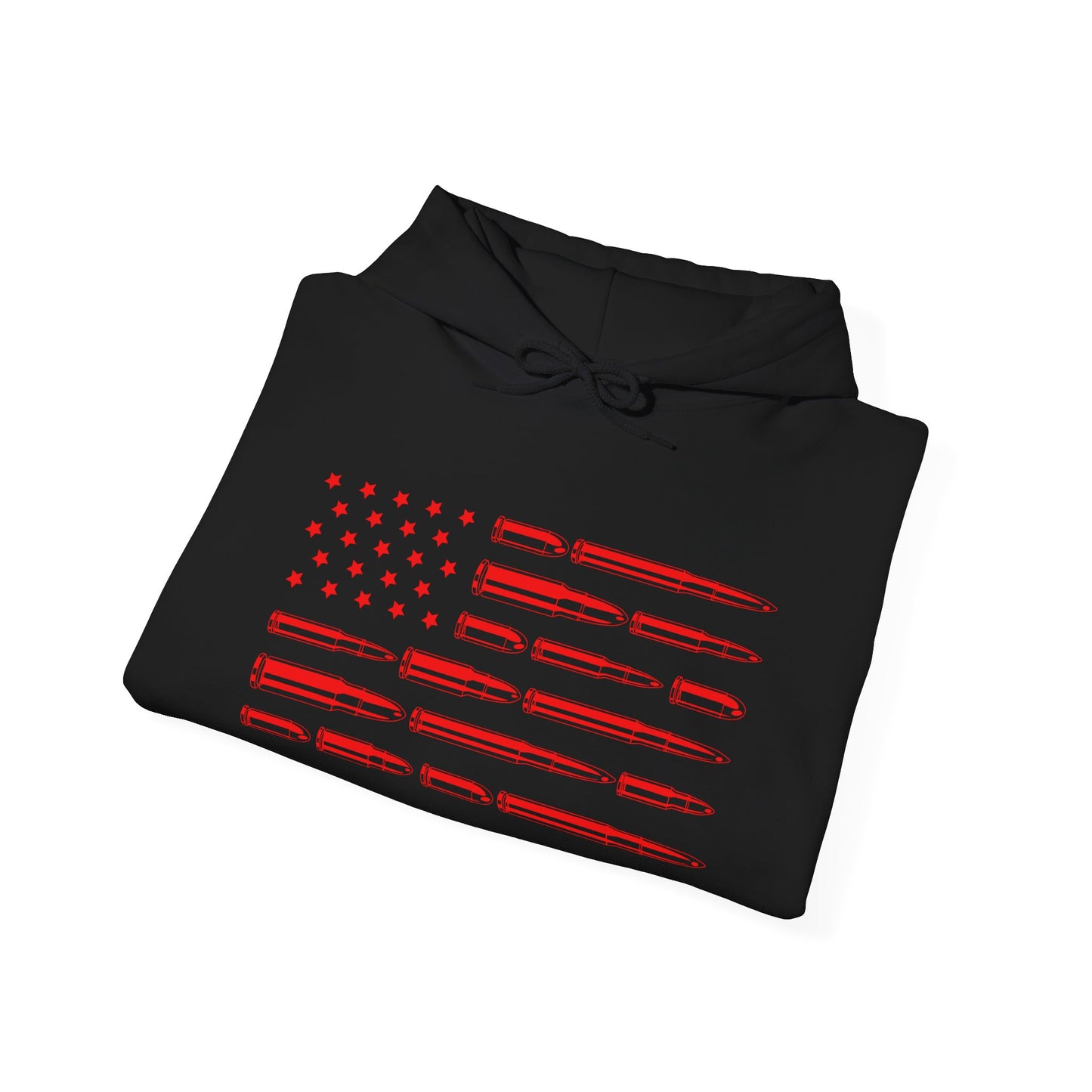 Bullet Flag Hooded Sweatshirt For Patriotic 2A Hoodie