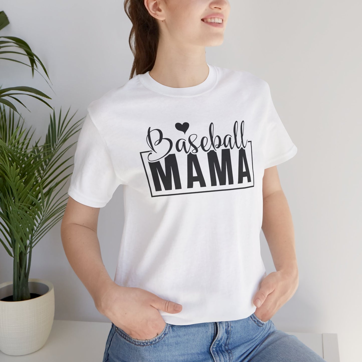 Baseball Mama T-Shirt For Sports Fan T Shirt For Proud Parent TShirt