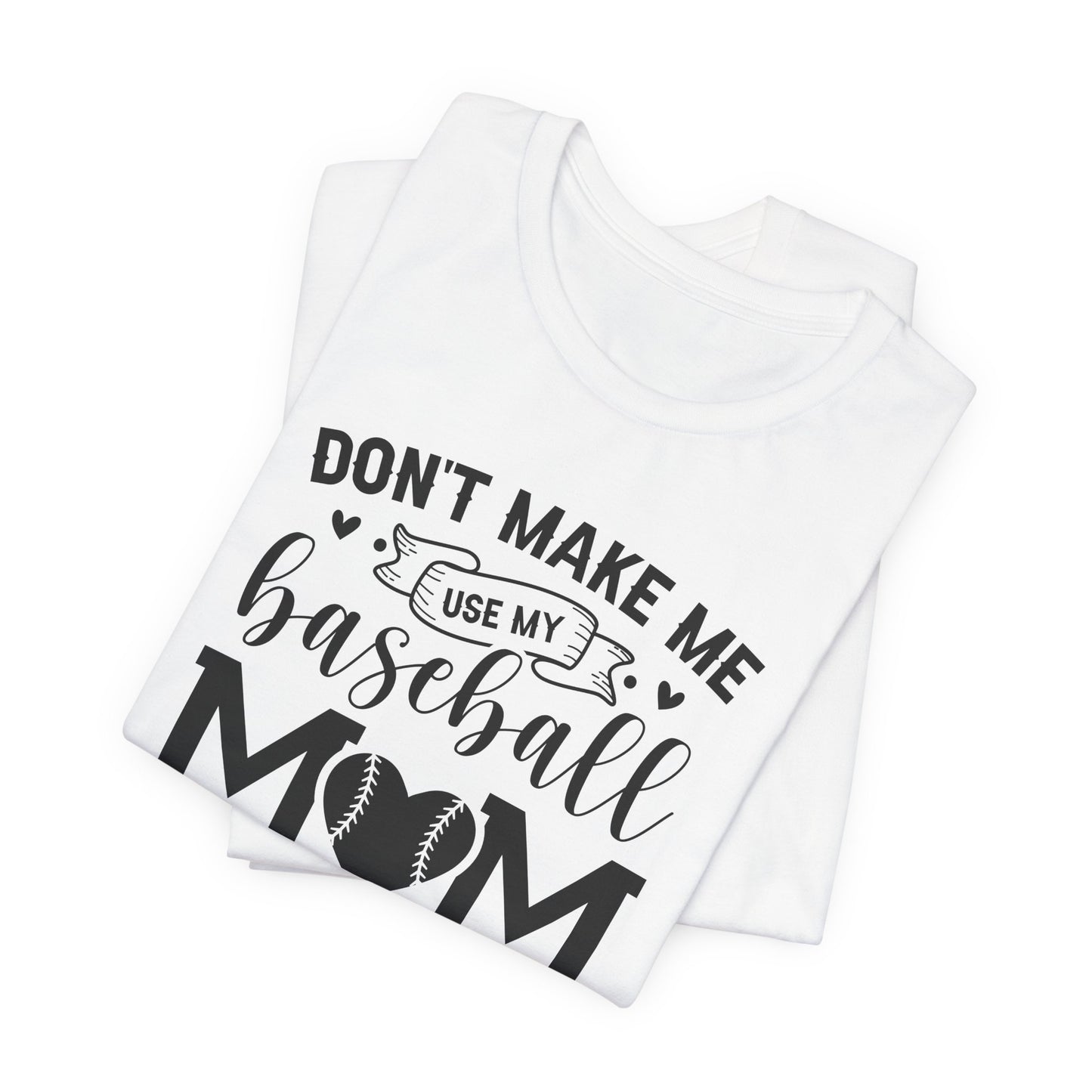 Baseball Mom Voice T-Shirt For School Sports T Shirt For Super Fan TShirt