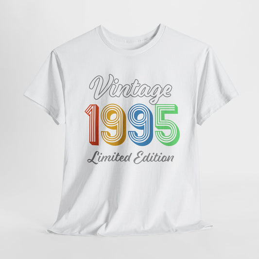 Vintage 1995 T-Shirt For Limited Edition TShirt For Class Reunion T Shirt For Birthday Shirt For Birthday Gift For Graduation TShirt