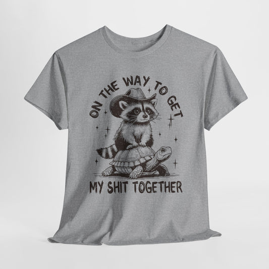 Funny Raccoon T-Shirt For Shit Show T Shirt For Sarcastic T Shirt