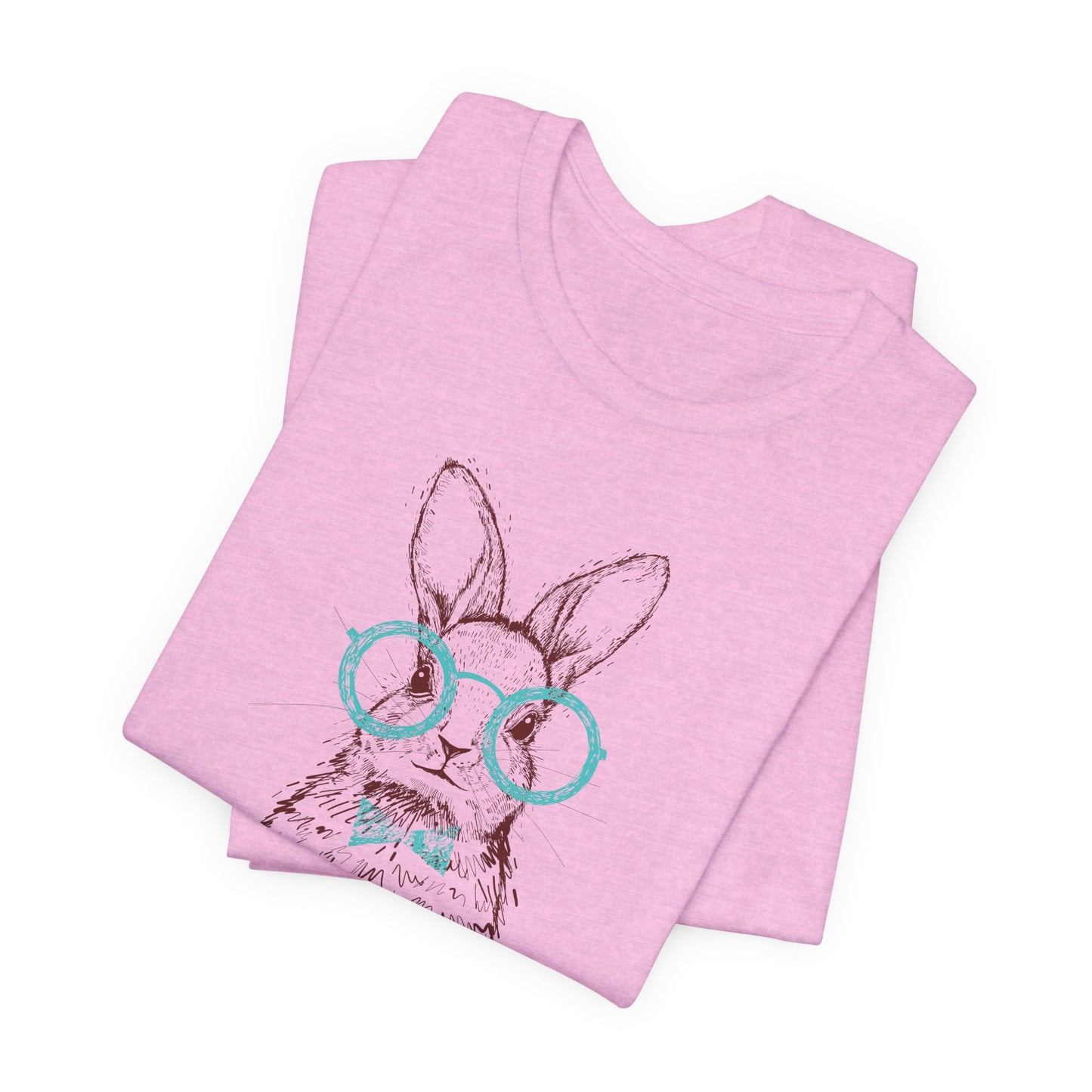 Hipster Bunny T-Shirt For Easter T Shirt For Cute Rabbit T Shirt