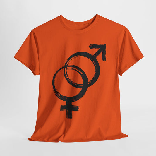 Heterosexual Symbol T-Shirt For Sexual Preference TShirt For Conservative T Shirt For Straight People Shirt For Men T-Shirts For Women