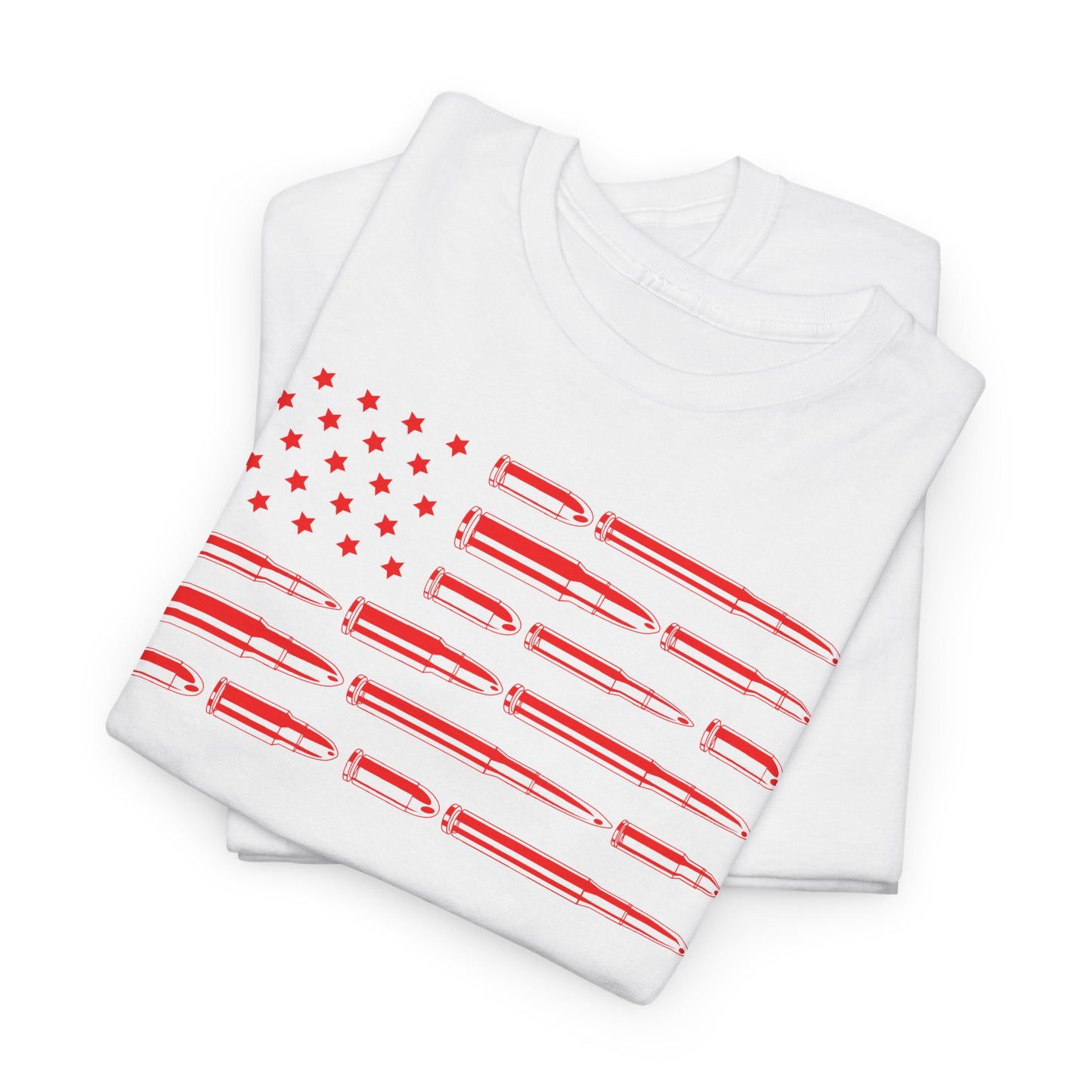 Bullet Flag T-Shirt For Second Amendment TShirt For Patriotic 2A T Shirt