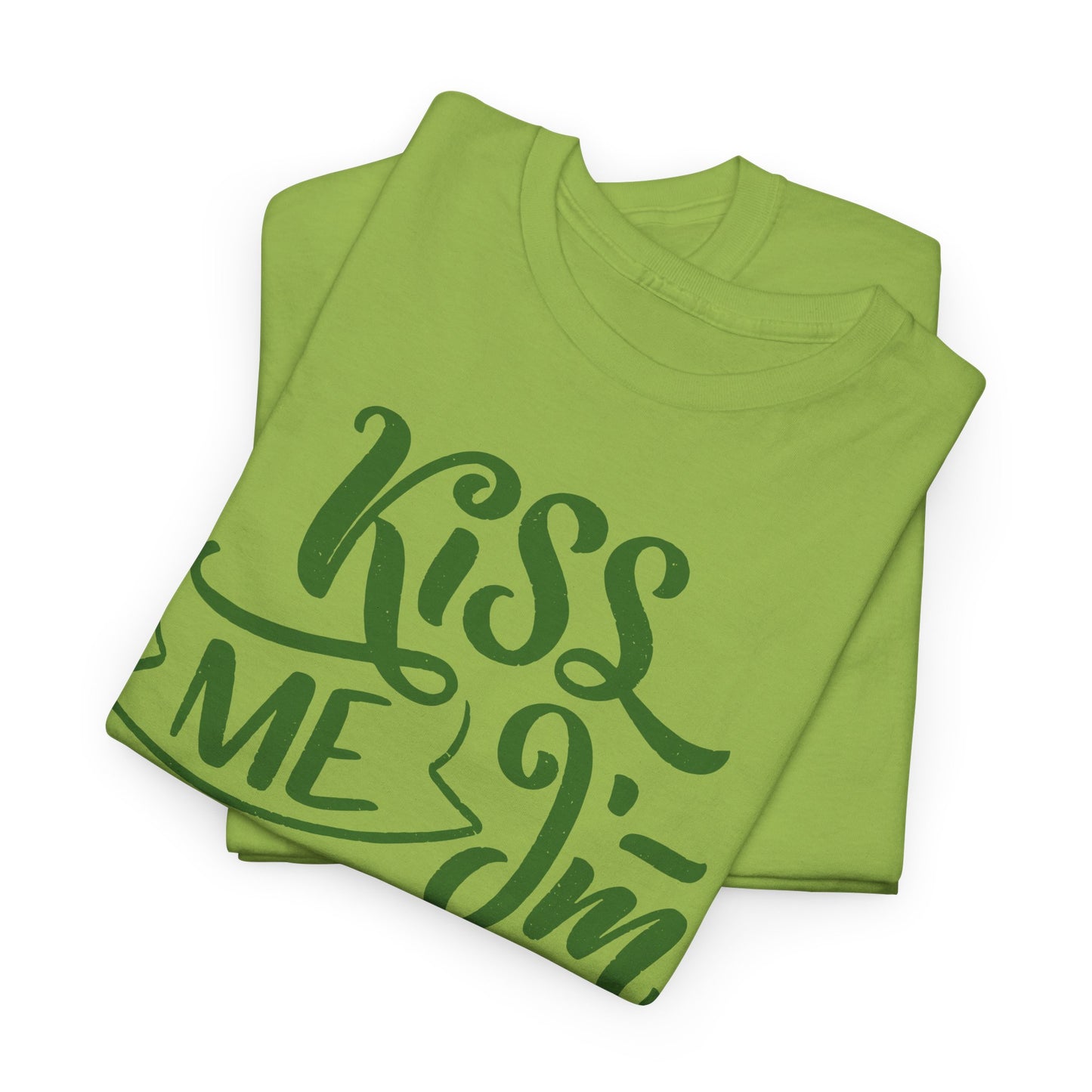 Kiss Me I'm Irish T-Shirt For Saint Patrick's Day T Shirt For Holiday Drinking TShirt