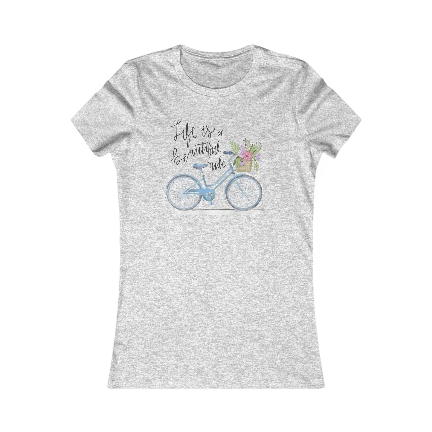 Life Is A Beautiful Ride T-Shirt For Cute Bicycle T Shirt For Fun Cycling TShirt