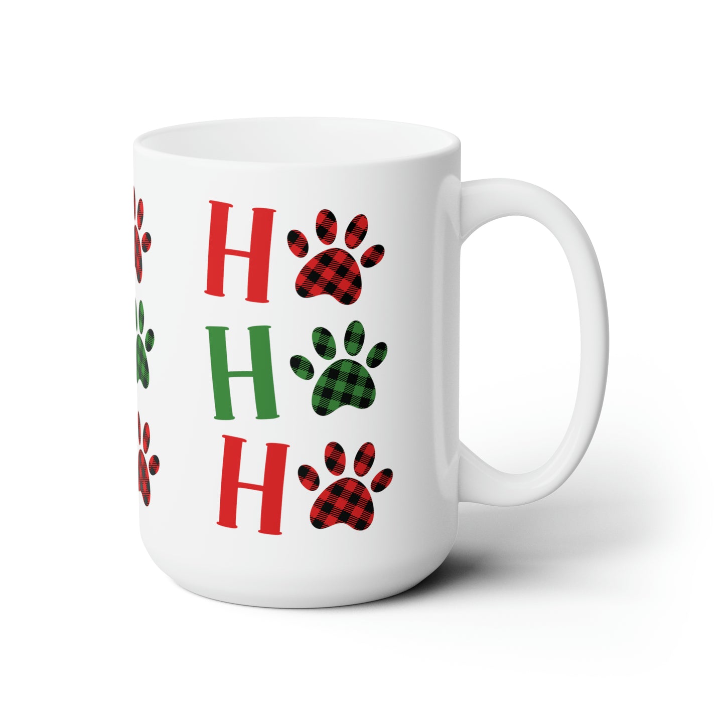 Ho Ho Ho Pet Paws Christmas Coffee Hot Tea Cocoa Mug