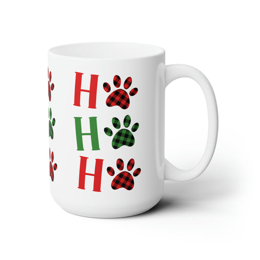 Ho Ho Ho Pet Paws Christmas Coffee Hot Tea Cocoa Mug