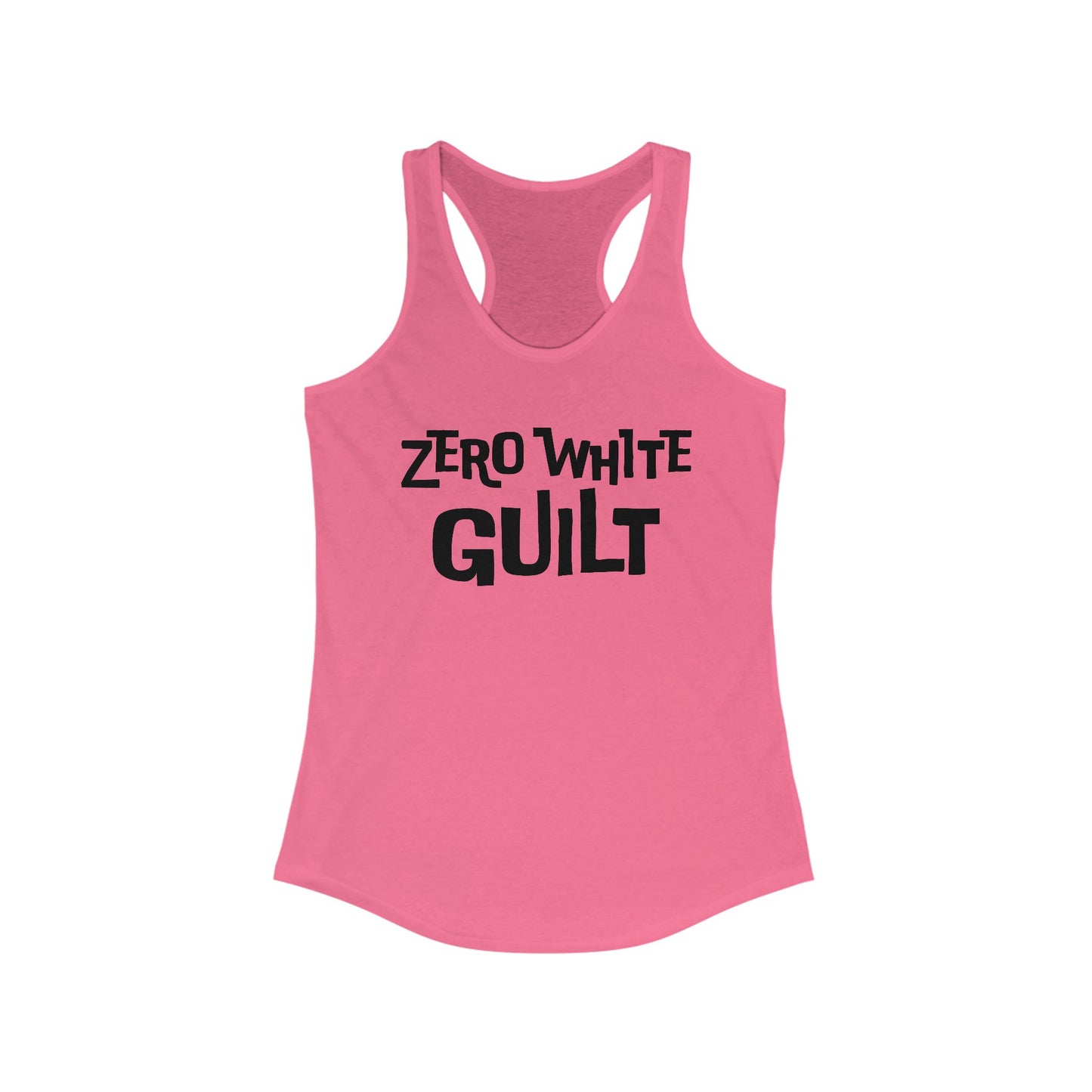 Zero White Guilt Tank Top - Fierce Stance Tank