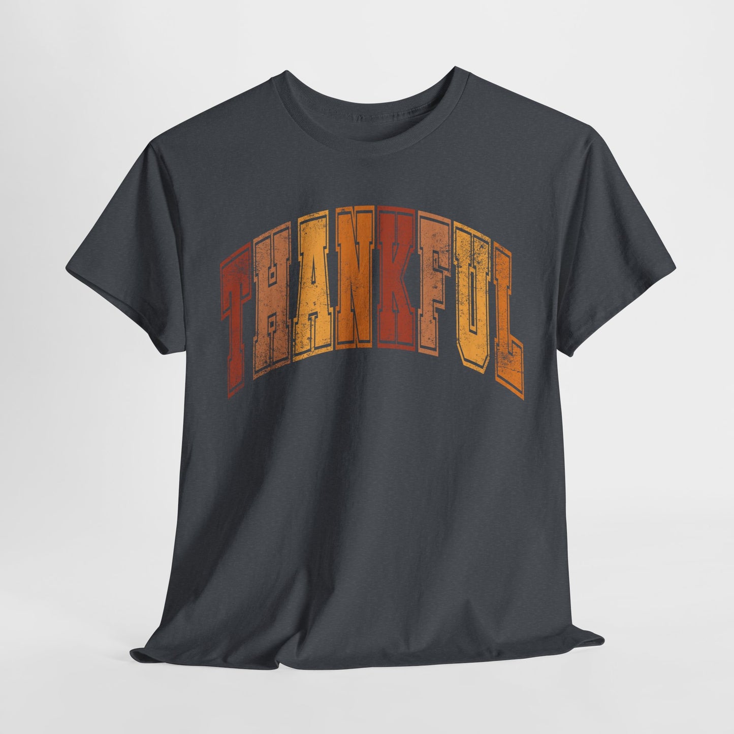 Distressed Varsity T-Shirt For Thankful T Shirt For Grateful Thanksgiving TShirt