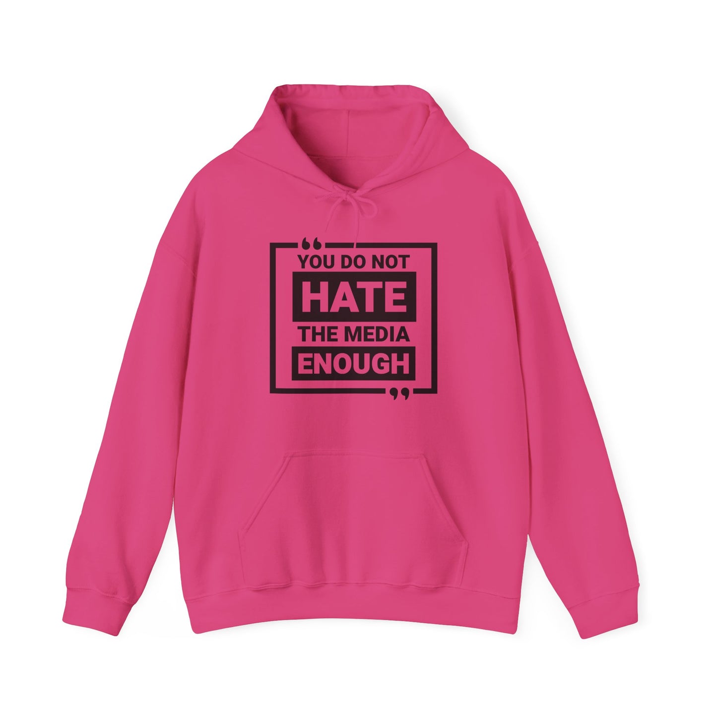 You Do Not Hate The Media Enough Hoodie