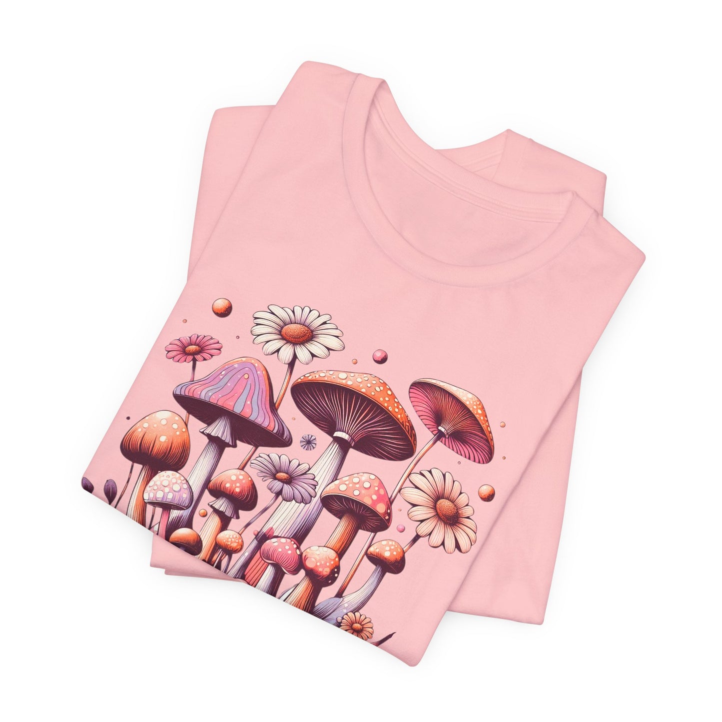 Stay Weird Mushroom Graphic Tee Quirky Psychedelic Style for Nature Lovers T-Shirt