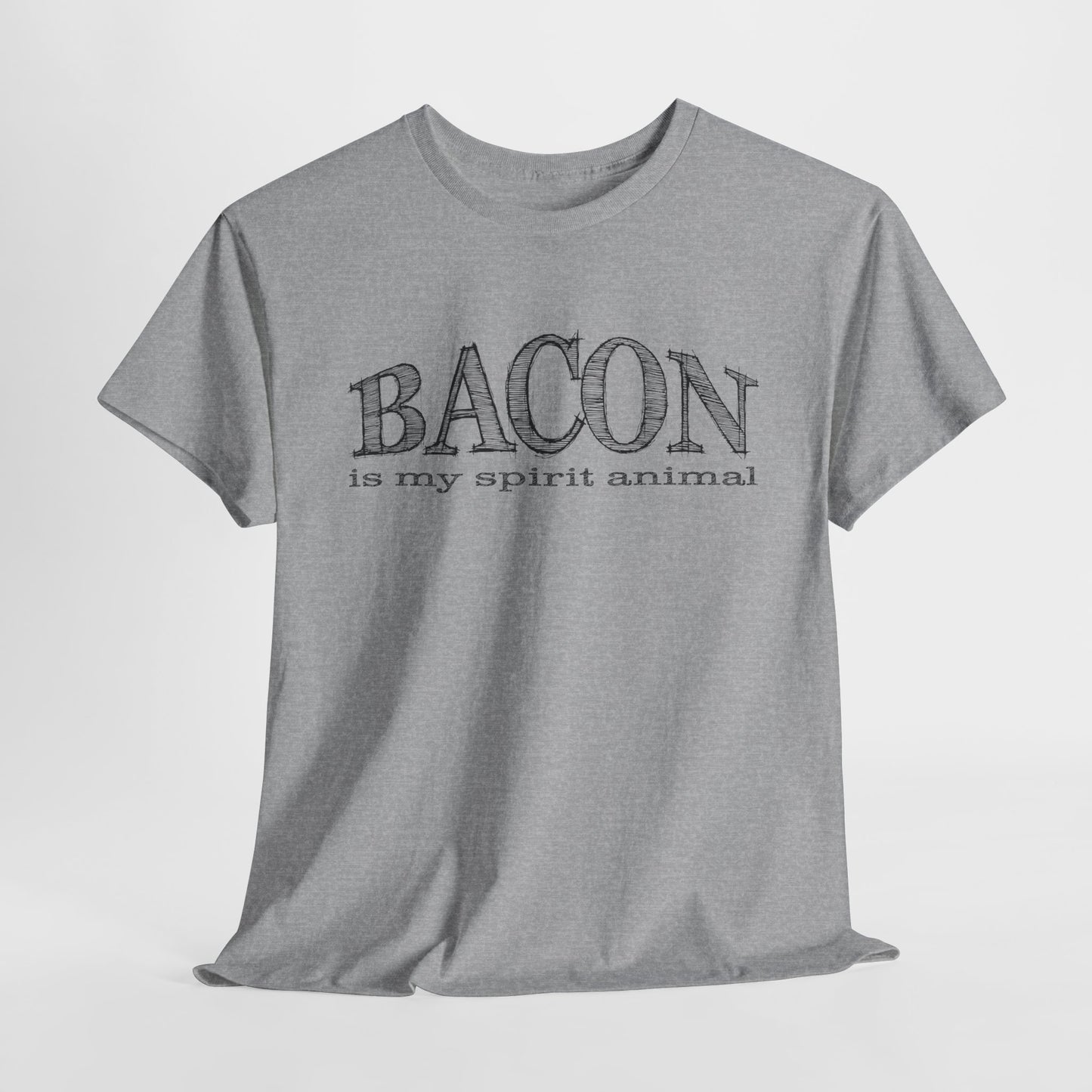 Bacon Is My Spirit Animal T-Shirt For Foodie T Shirt For Pork Enthusiast TShirt