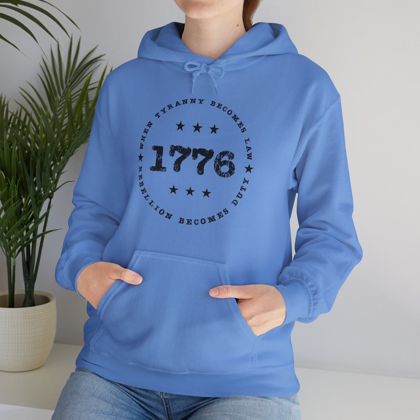 1776 Hooded Sweatshirt For Tyranny Hoodie For Rebellion Clothing For Conservative Gift