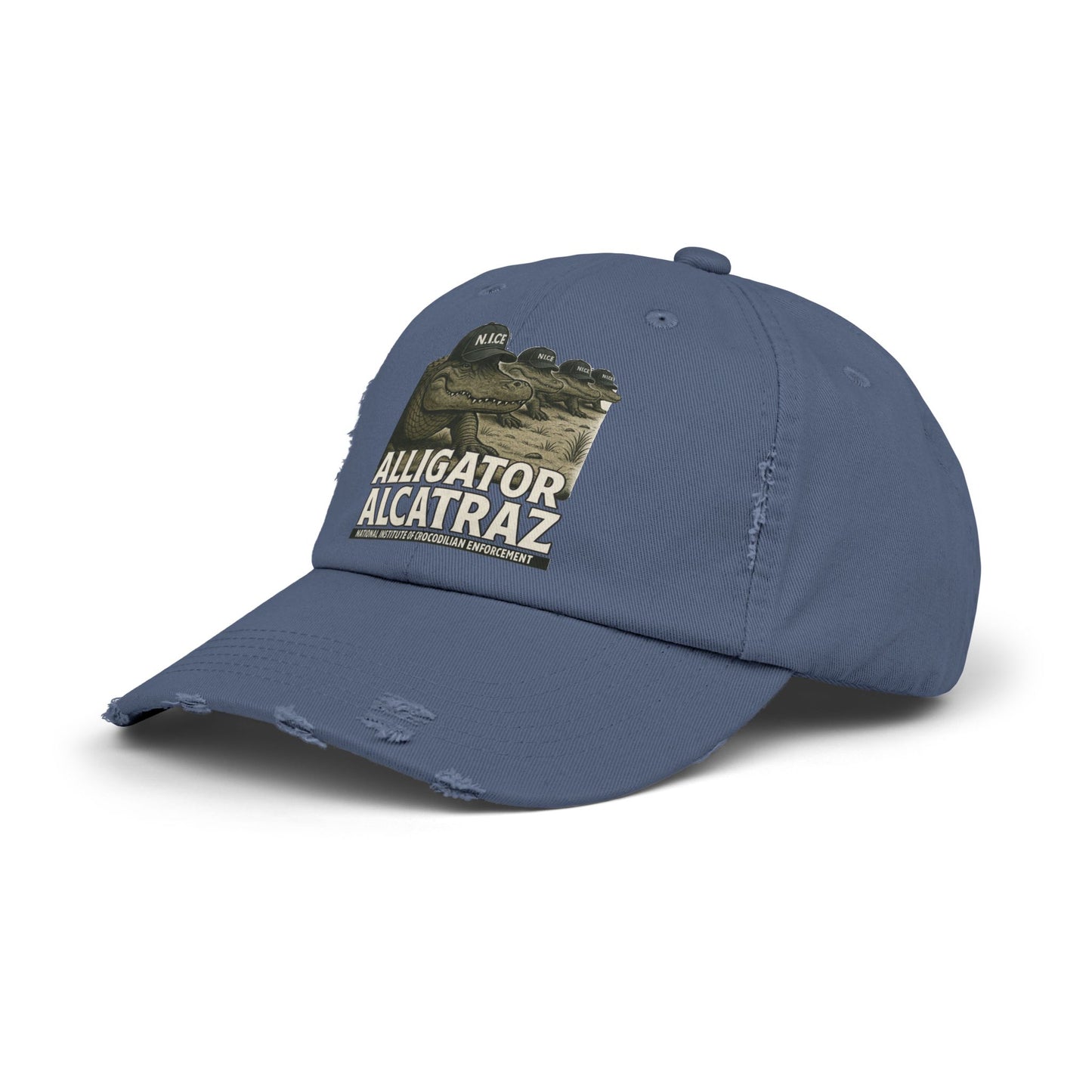 Alligator Alcatraz Ball Cap - Tough Prison Grit Hat