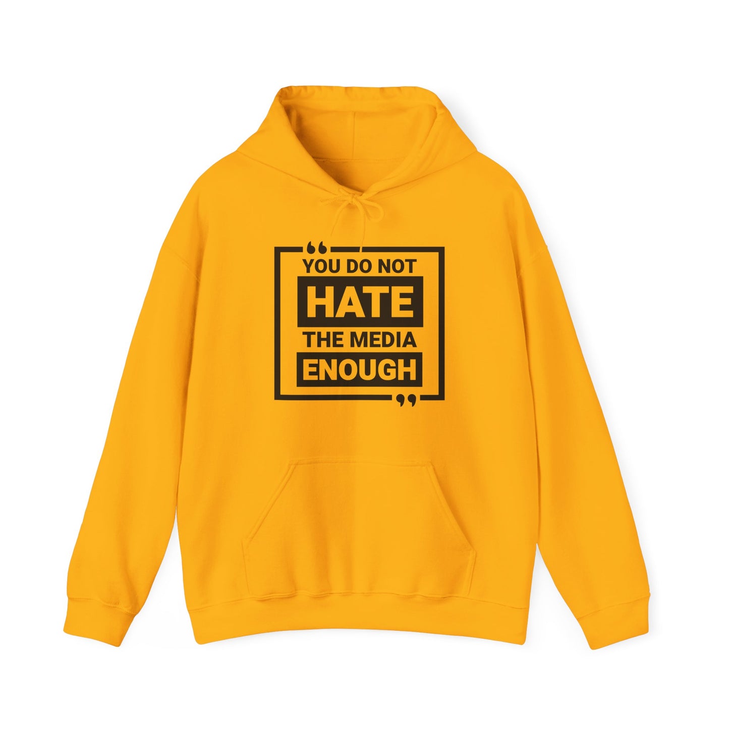 You Do Not Hate The Media Enough Hoodie