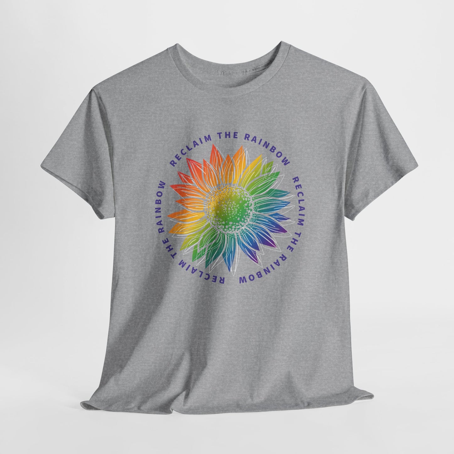 Reclaim The Rainbow T-Shirt For Take Back The Rainbow TShirt For Spiritual Shirt For Genesis 9:17 T Shirt Sunflower Tee For Christian Shirt