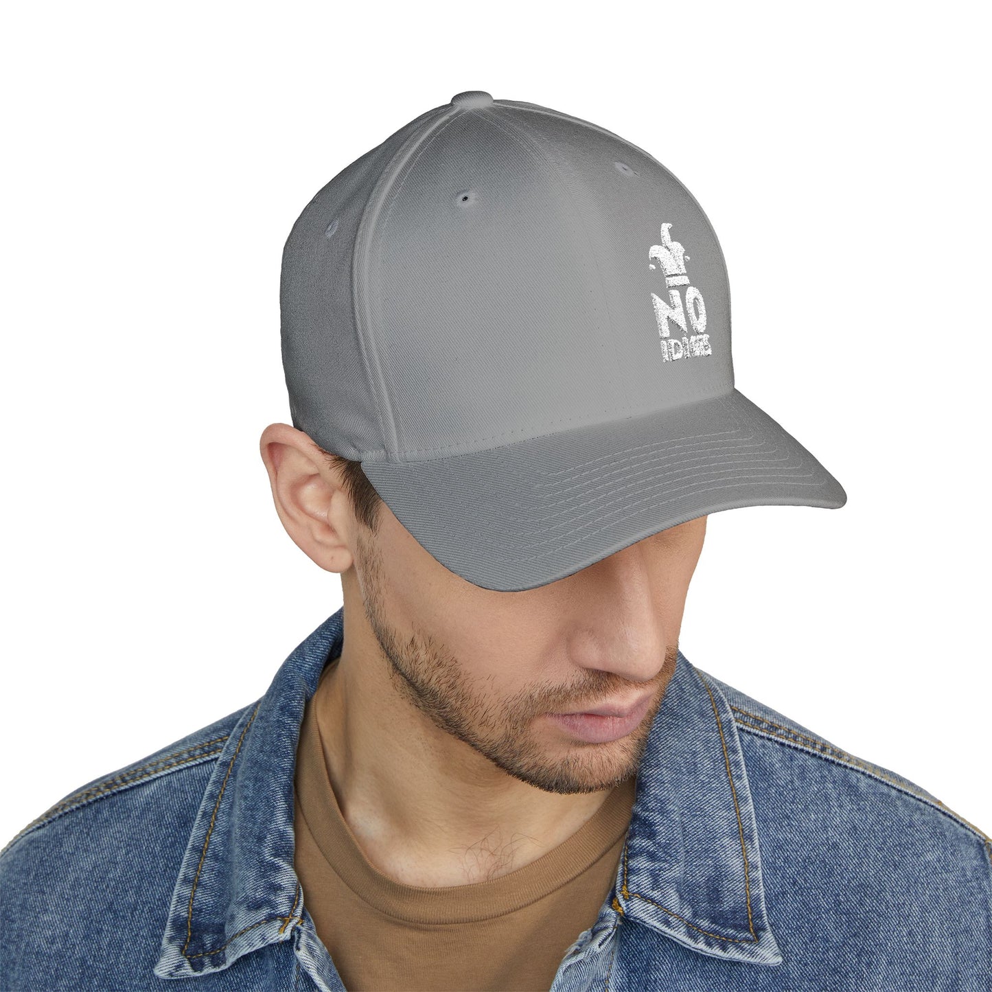 No Idiots Witty FlexFit Cap