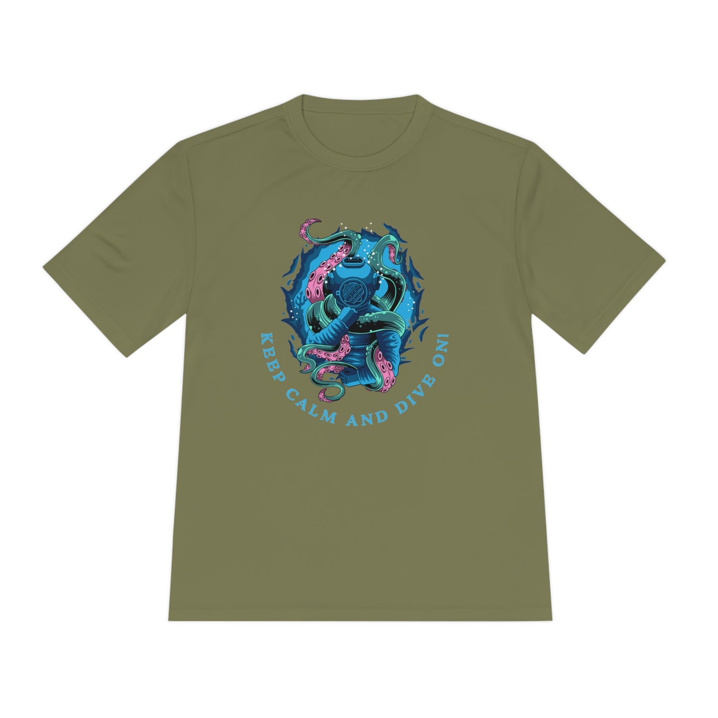 Octopus T Shirt For Dive T-Shirt For Scuba TShirt For Moisture Wicking Tee For Sport Shirt
